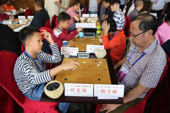 2018“安义古村杯”南昌围棋公开赛在安义古村唐樟广场举行